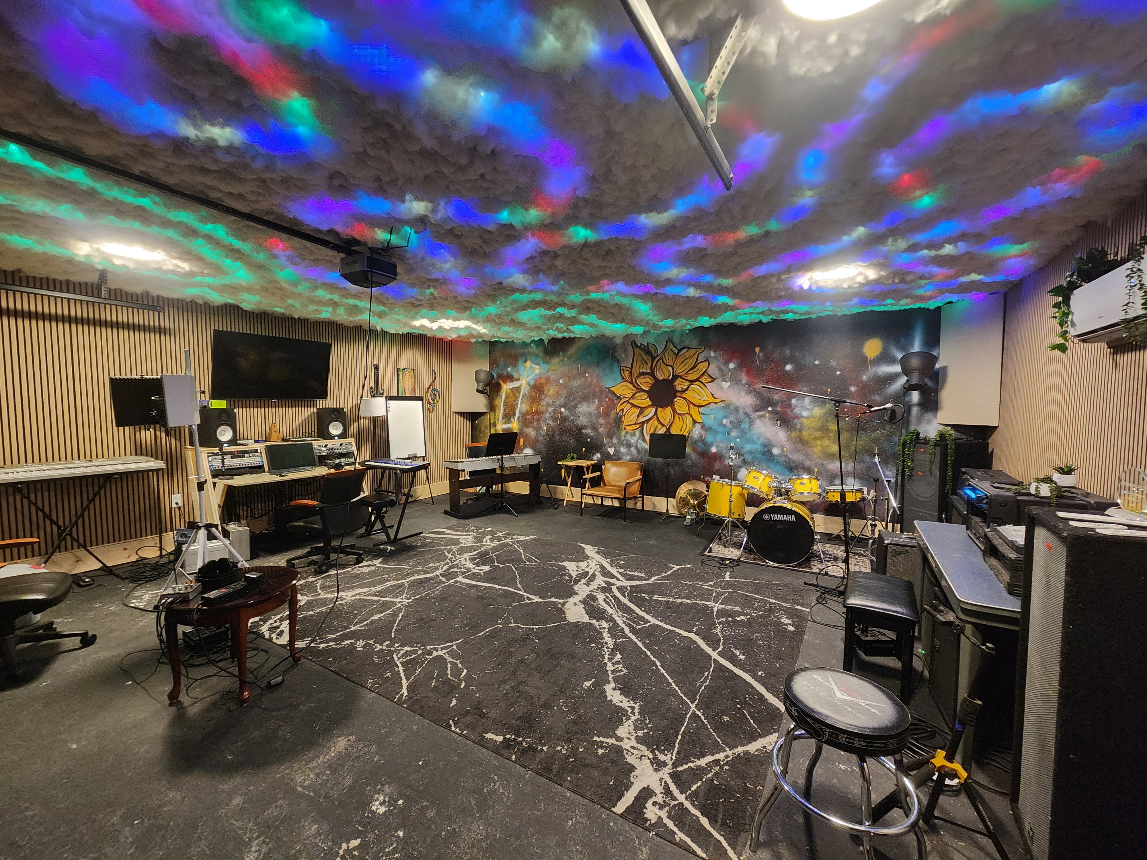 Studio interior - recording desk